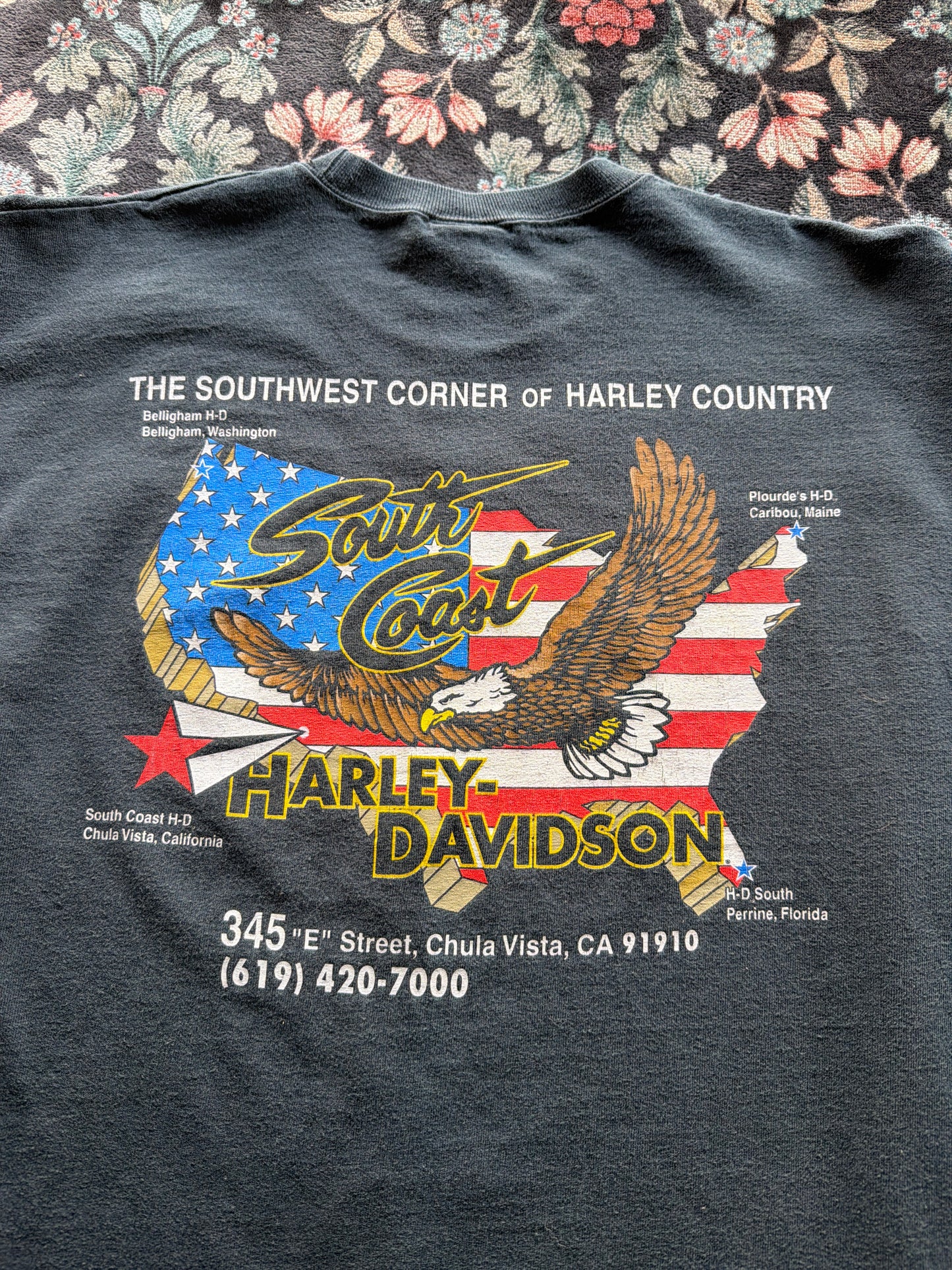 Harley Ombré Flame Shield Long Sleeve