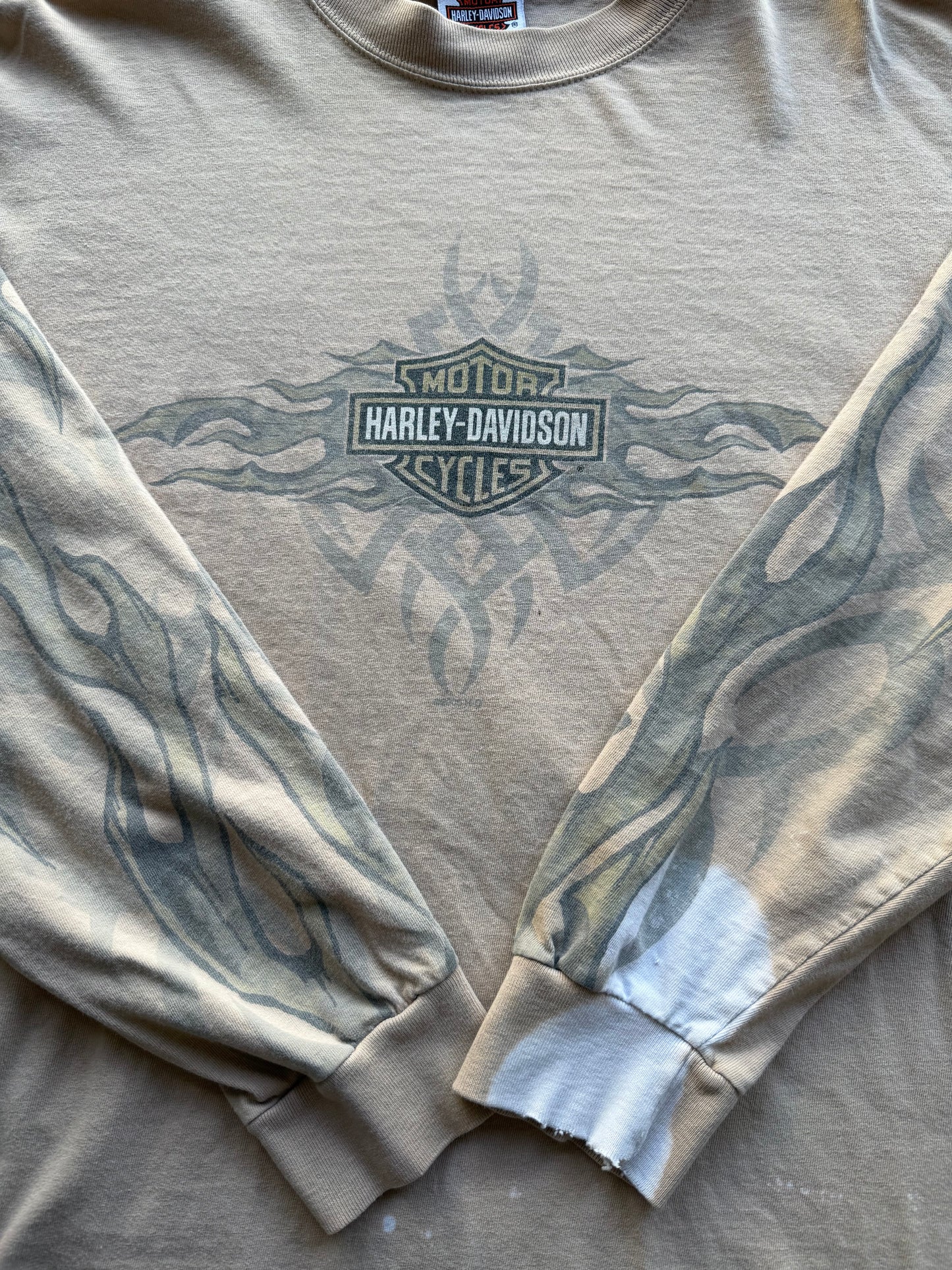 Harley Tribal Flaming Long Sleeve
