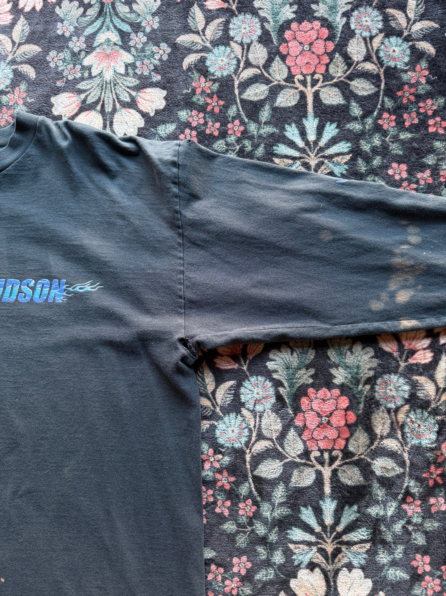 Harley Blue Flame Long Sleeve
