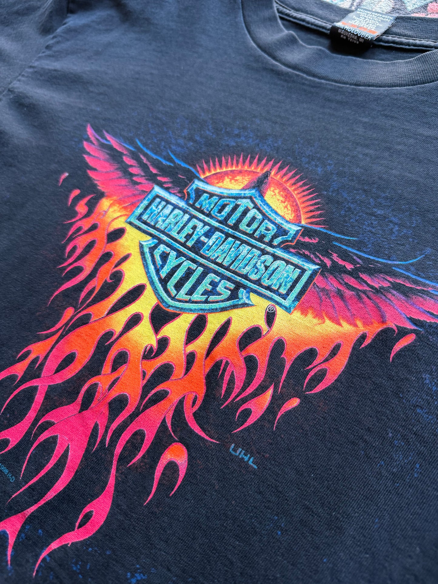 Harley Flaming Eagle