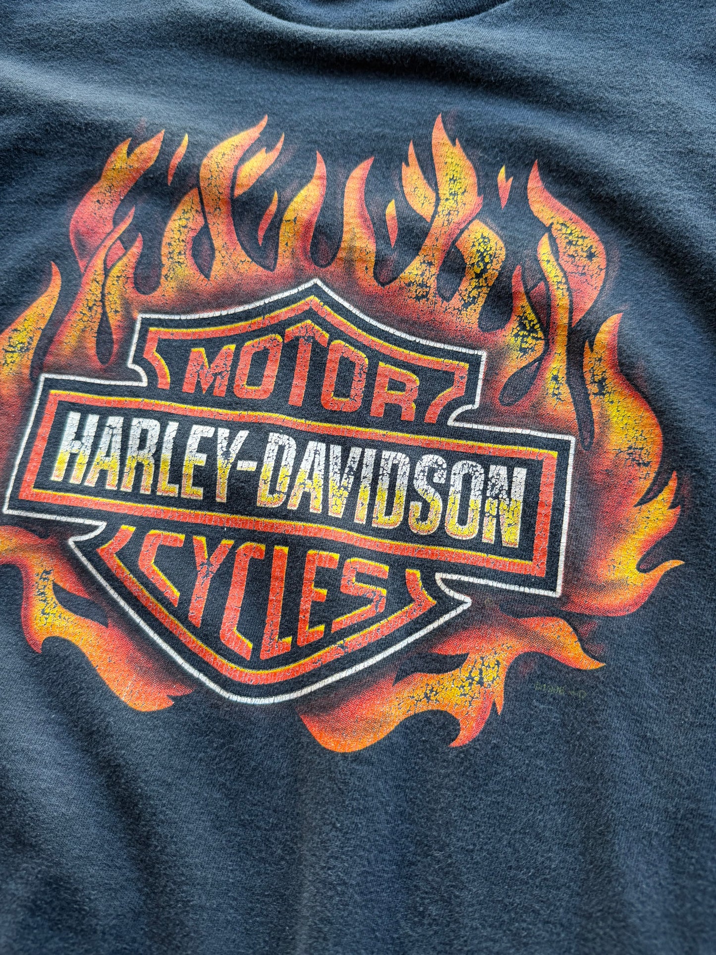 Harley Flaming Shield