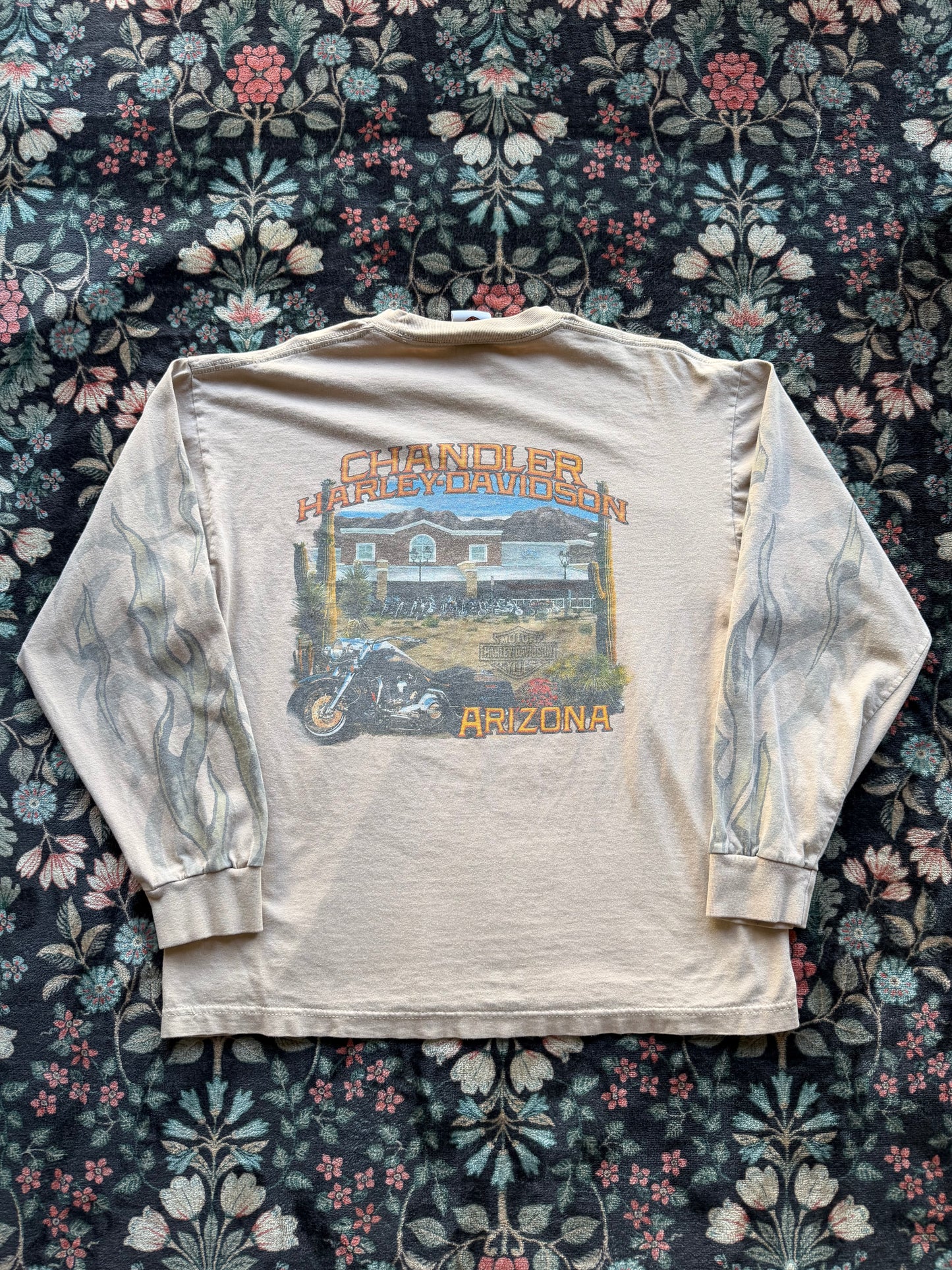Harley Tribal Flaming Long Sleeve