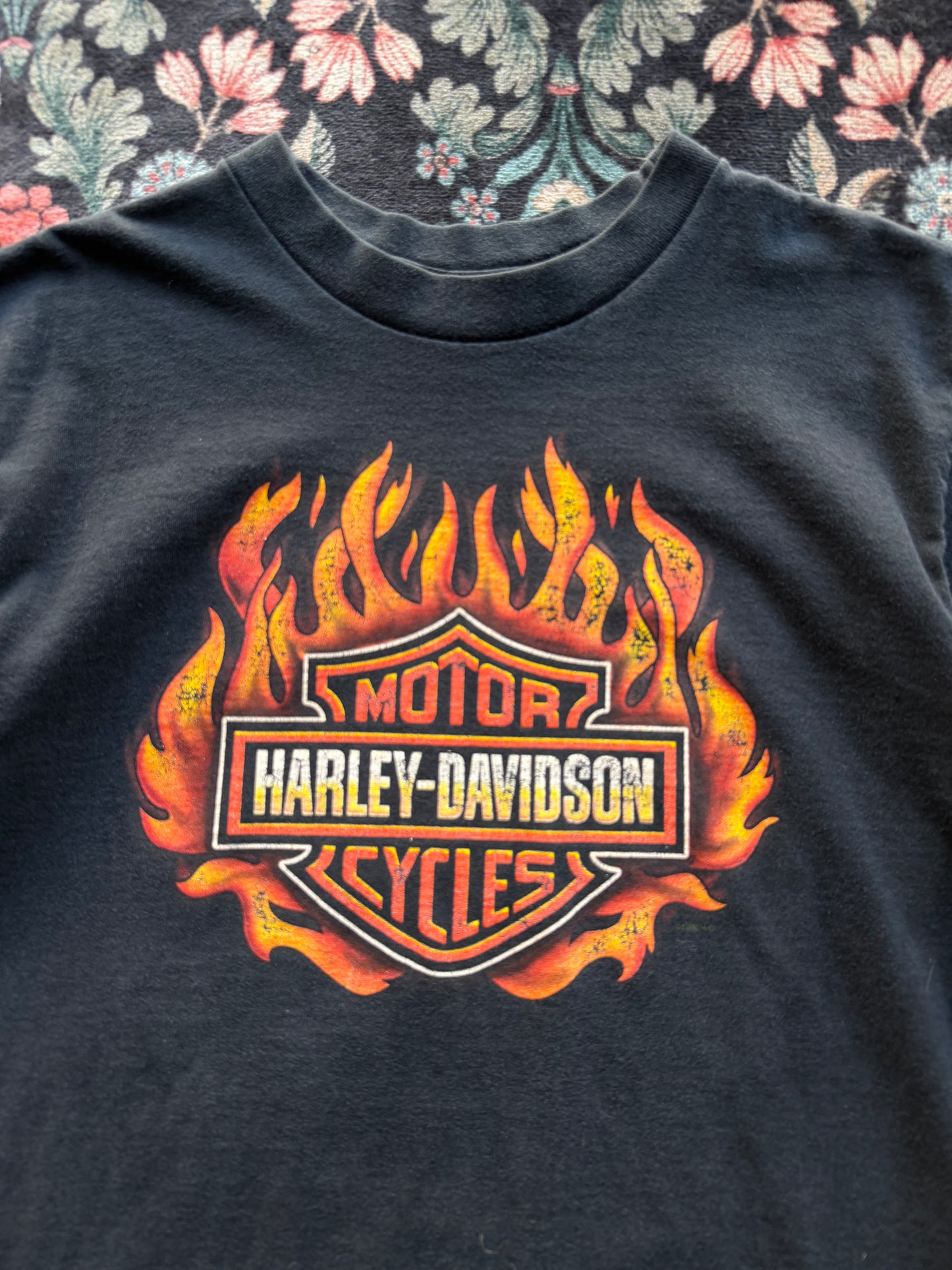 Harley Flaming Shield