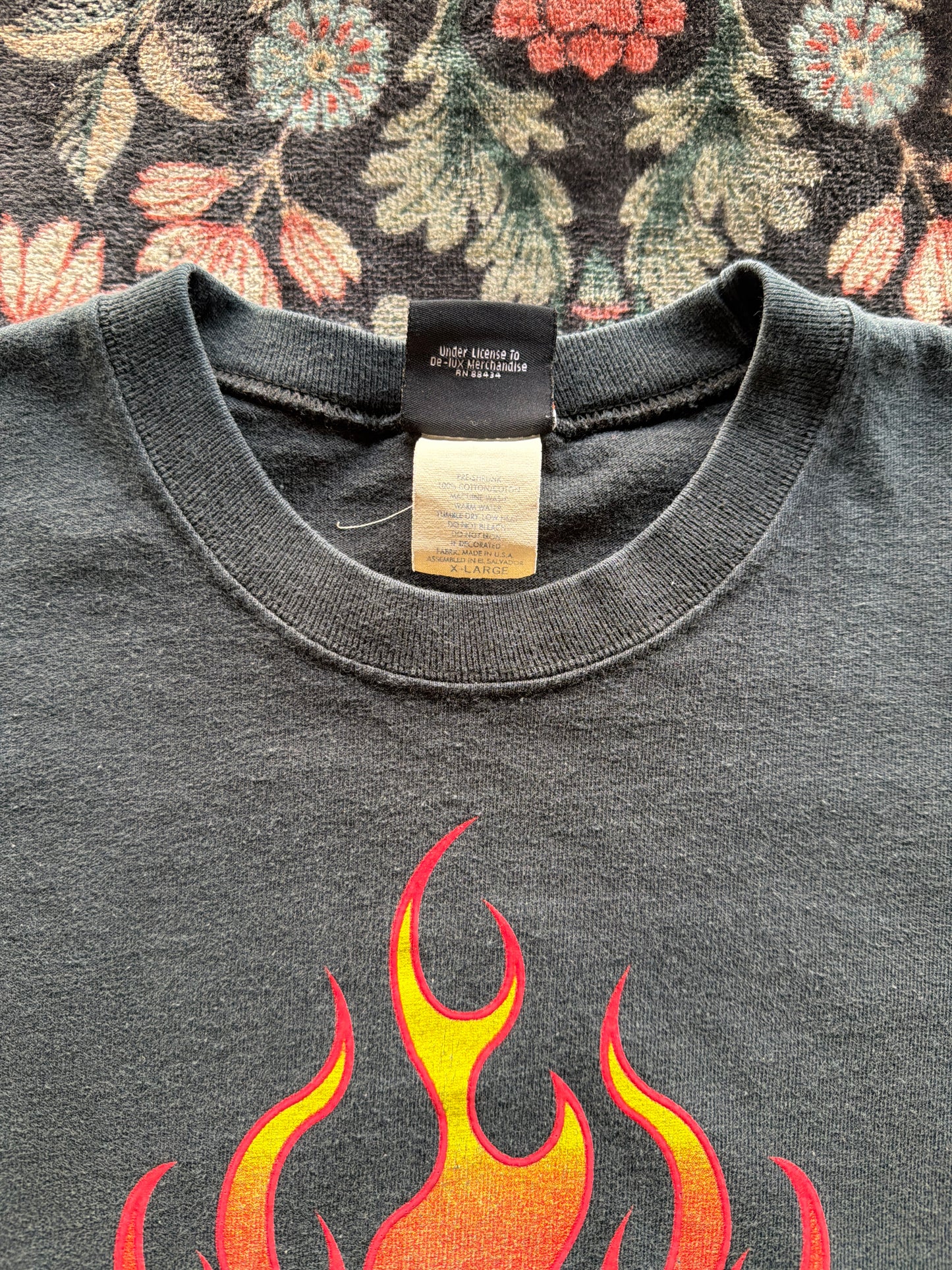Harley Ombré Flame Shield Long Sleeve