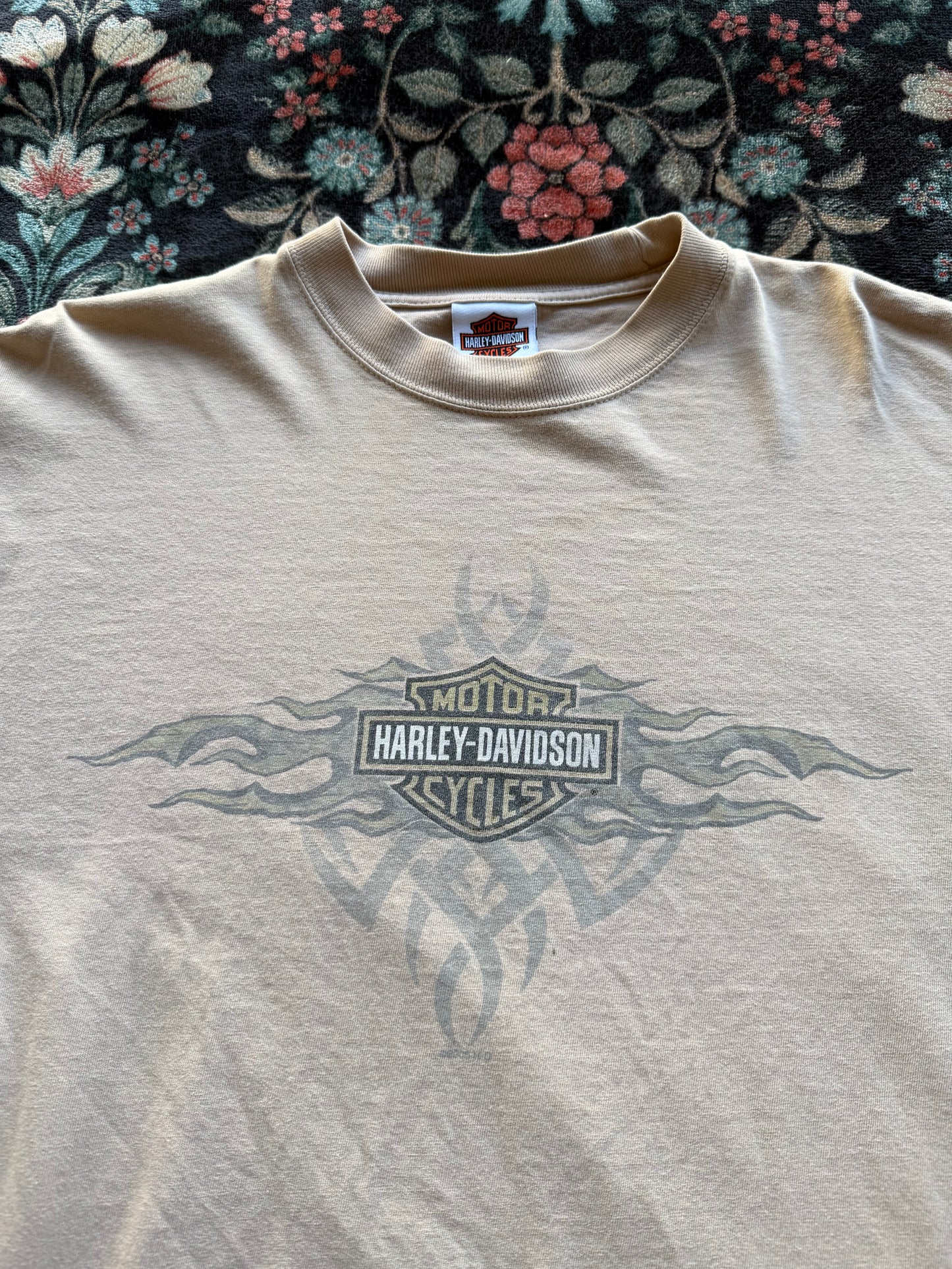 Harley Tribal Flaming Long Sleeve
