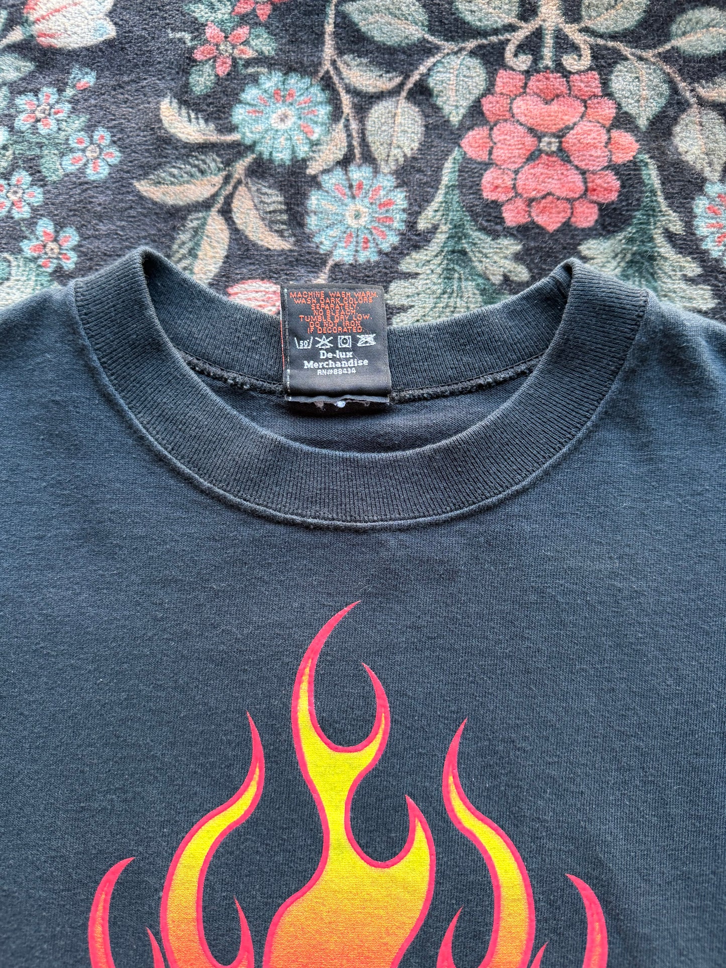 Harley Ombre Flame Shield Long Sleeve