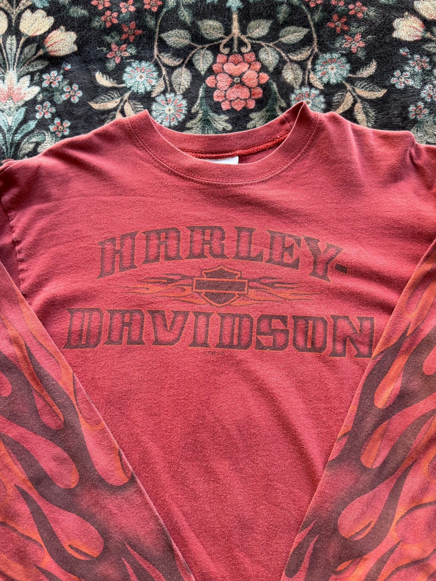 Harley Flaming Long Sleeve