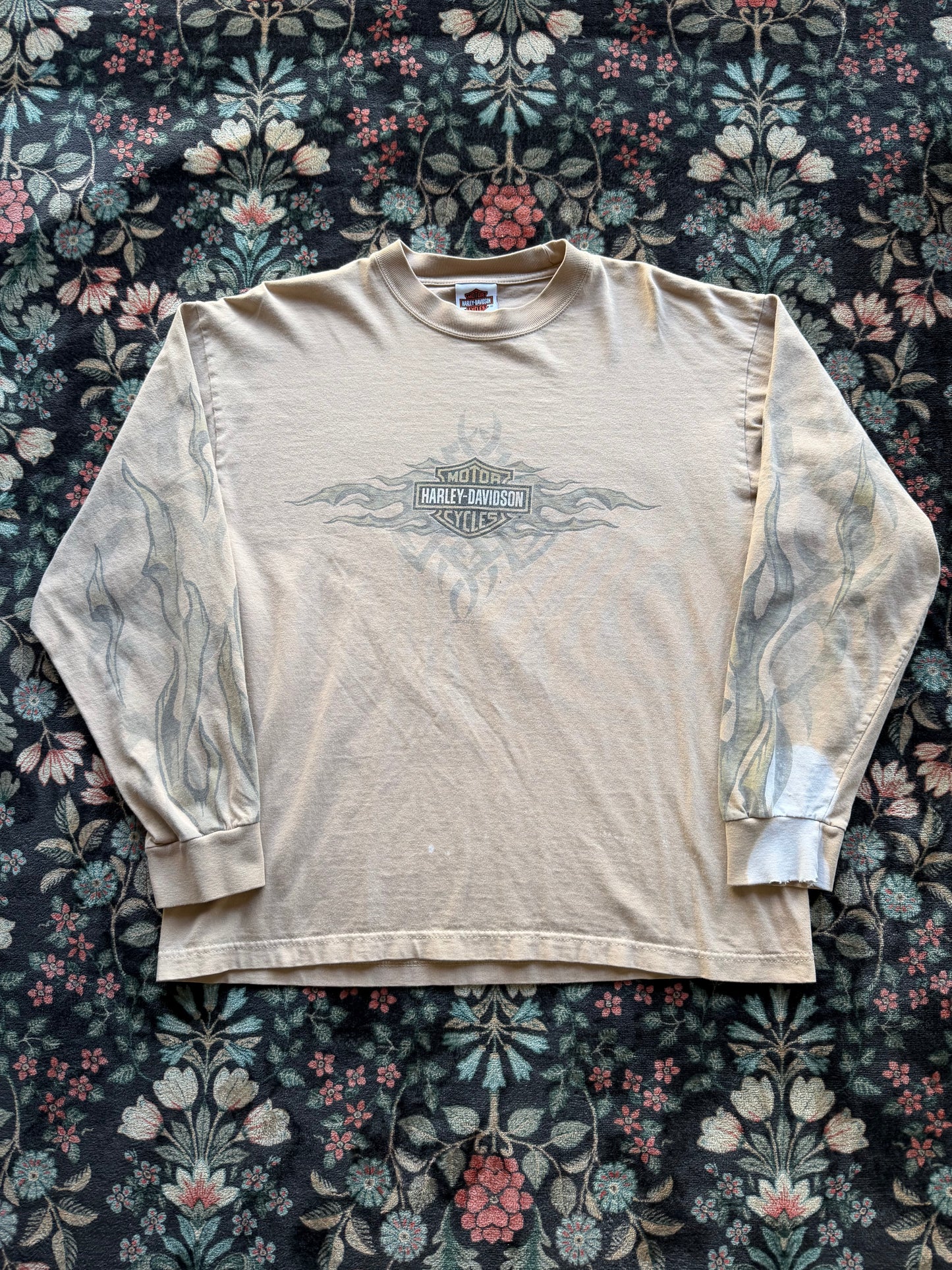 Harley Tribal Flaming Long Sleeve