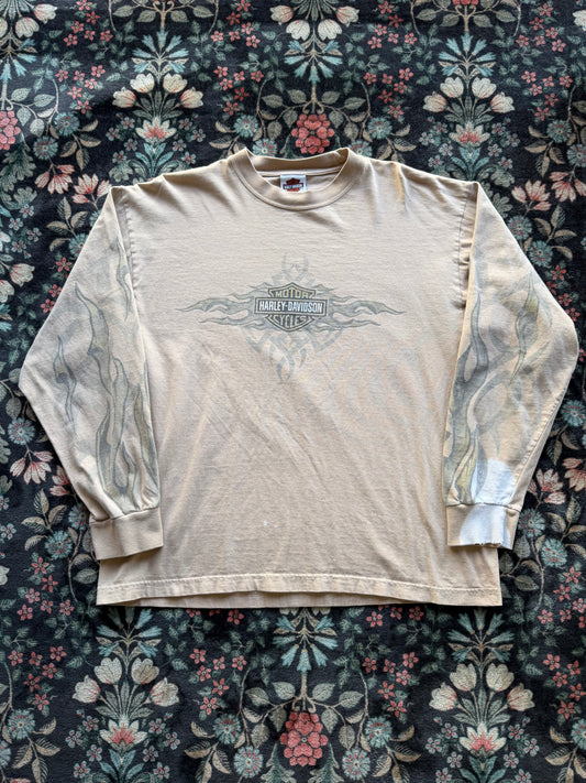 Harley Tribal Flaming Long Sleeve