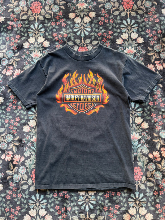 Harley Flaming Shield