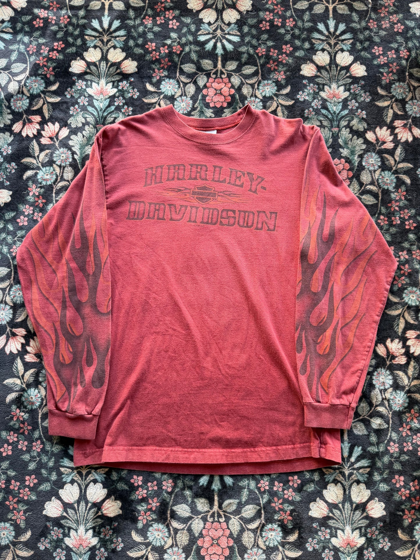 Harley Flaming Long Sleeve