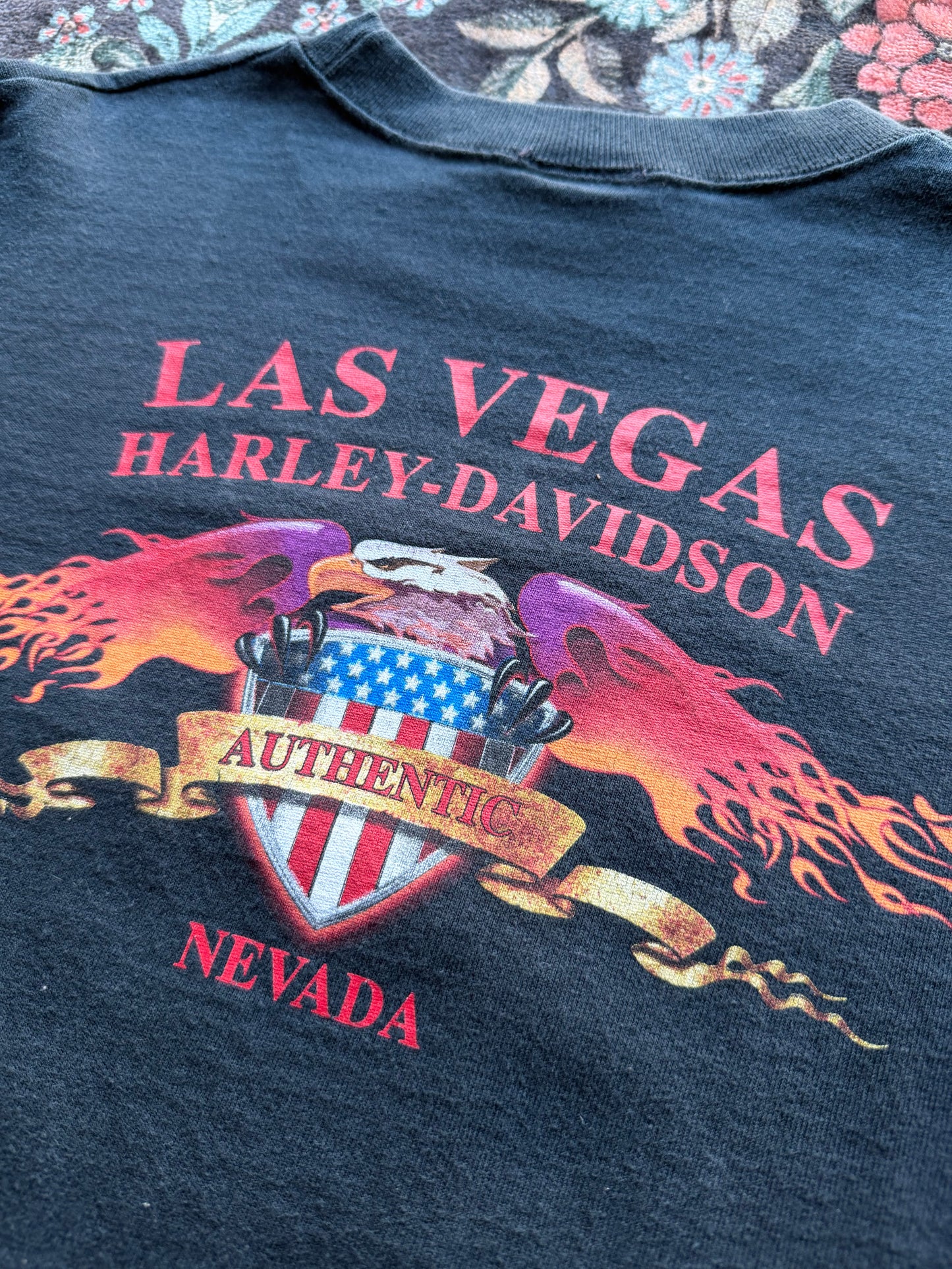 Harley Ombre Flame Shield Long Sleeve