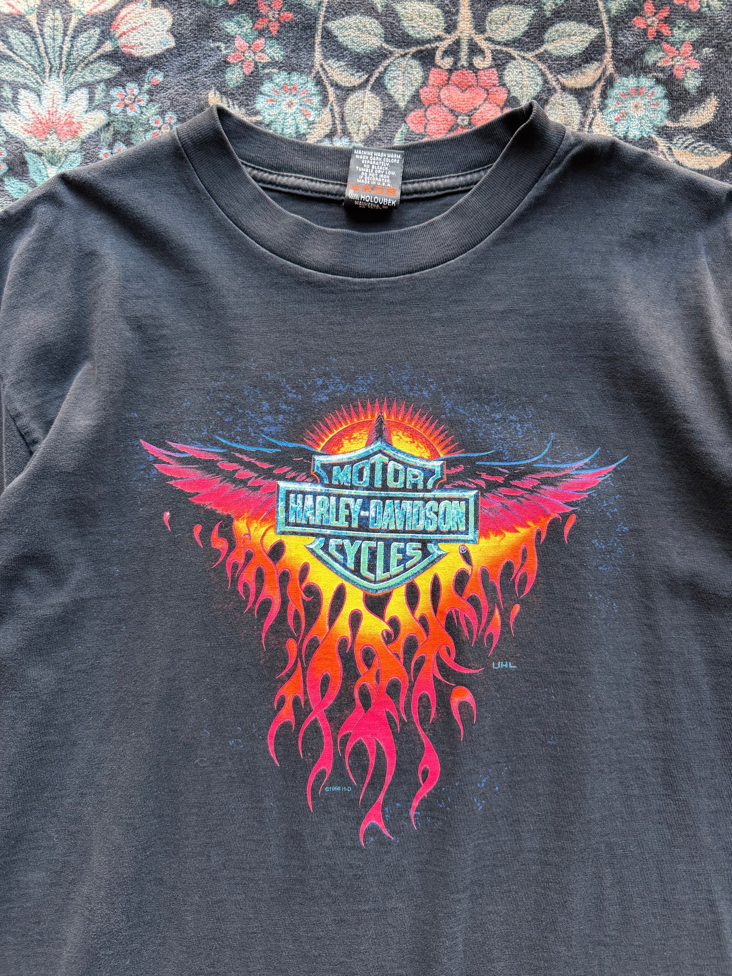 Harley Flaming Eagle
